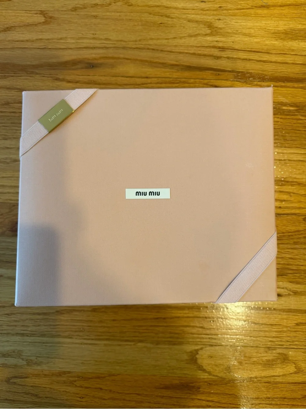 Miu Miu Authentic Box Dust Bag & Logo Ribbon Packaging Set